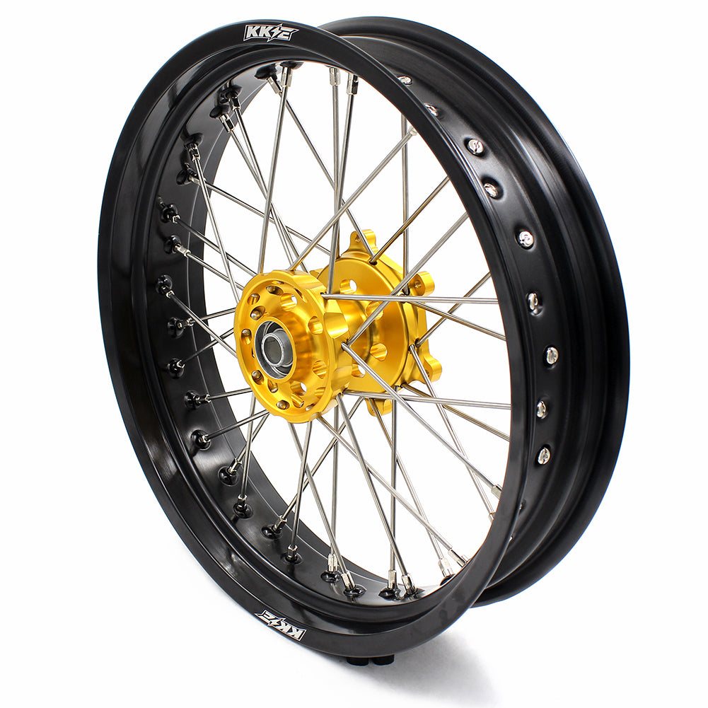 KKE 17Inch Supermoto Dirtbike Wheels For SUZUKI DRZ400SM 2005-2024