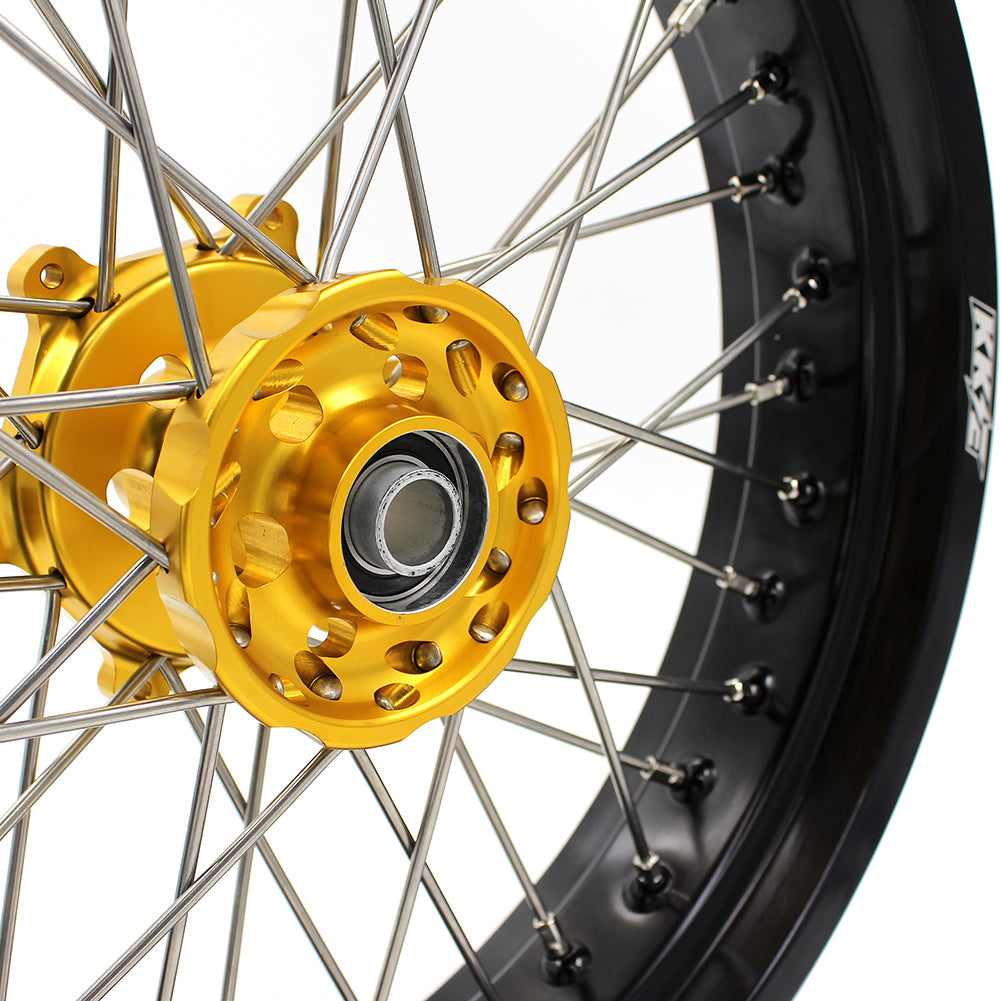 KKE 17Inch Supermoto Dirtbike Wheels For SUZUKI DRZ400SM 2005-2024