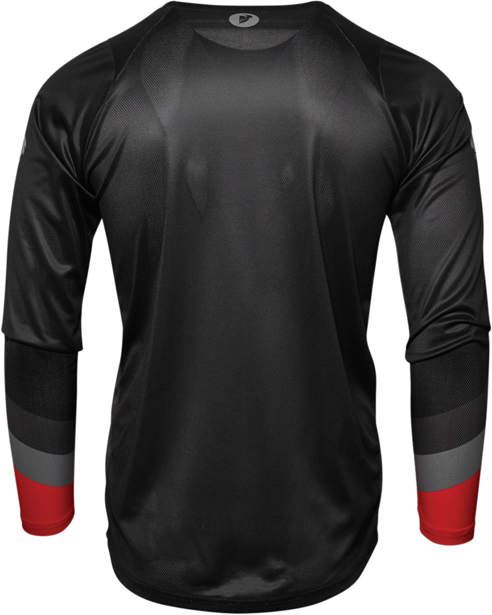 THOR Assist Long-Sleeve Jersey - Black/Heather Gray - XL 5120-0054
