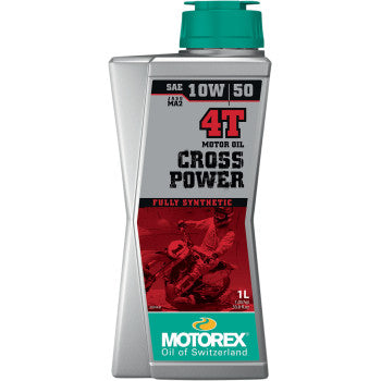 MOTOREX Cross Power Synthetic 4T Engine Oil - 10W-50 - 1L