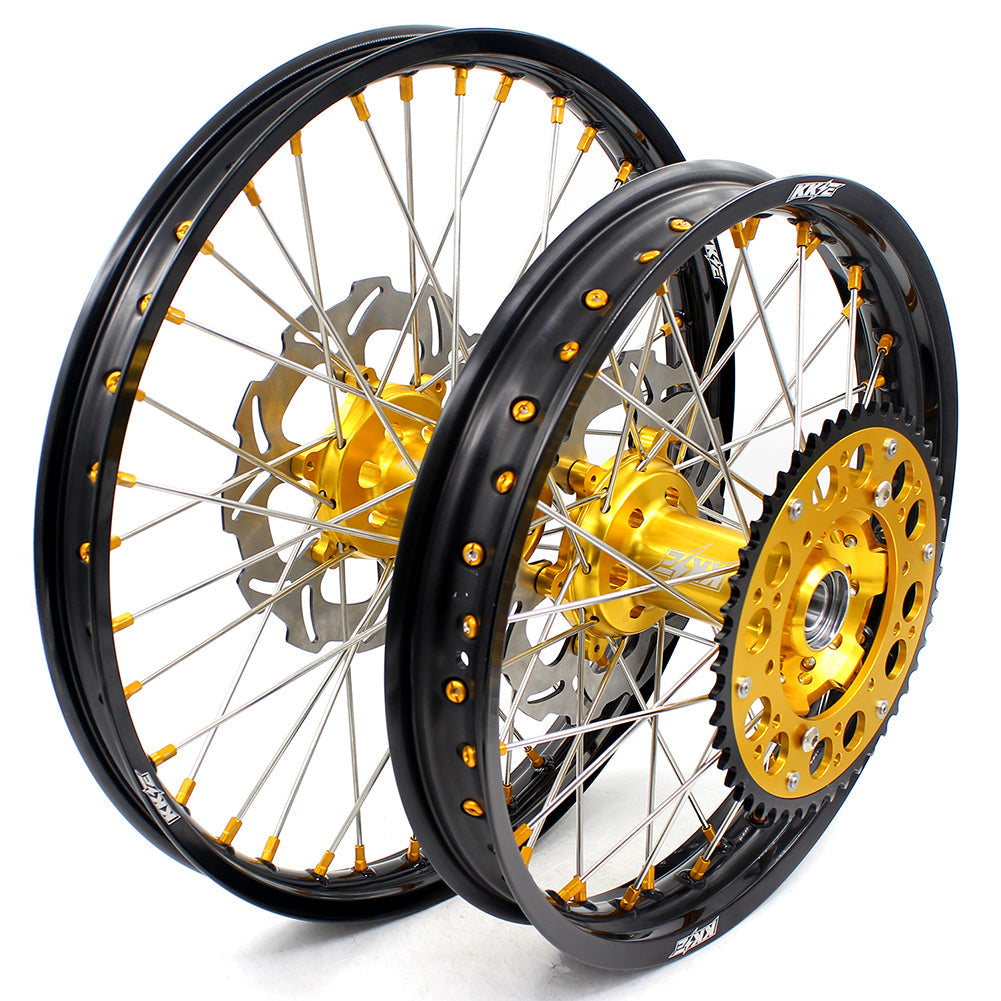 KKE 21/18 Endueo Dirt Spoked Wheels For SUZUKI DRZ400 DRZ400E DRZ400S