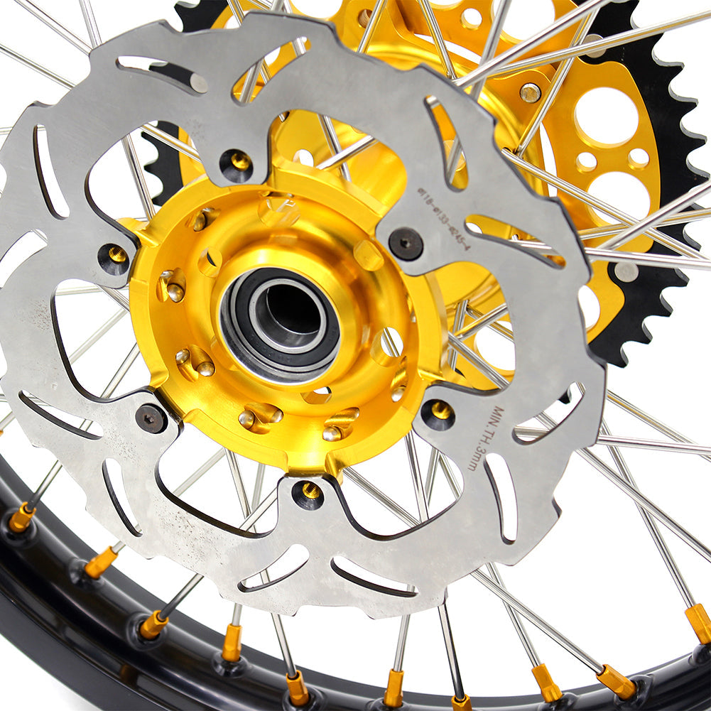 KKE 21/18 Endueo Dirt Spoked Wheels For SUZUKI DRZ400 DRZ400E DRZ400S