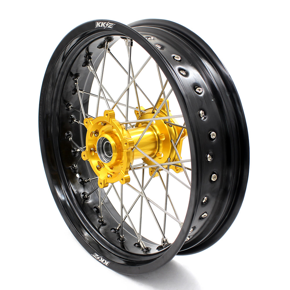KKE 17Inch Supermoto Dirtbike Wheels For SUZUKI DRZ400SM 2005-2024