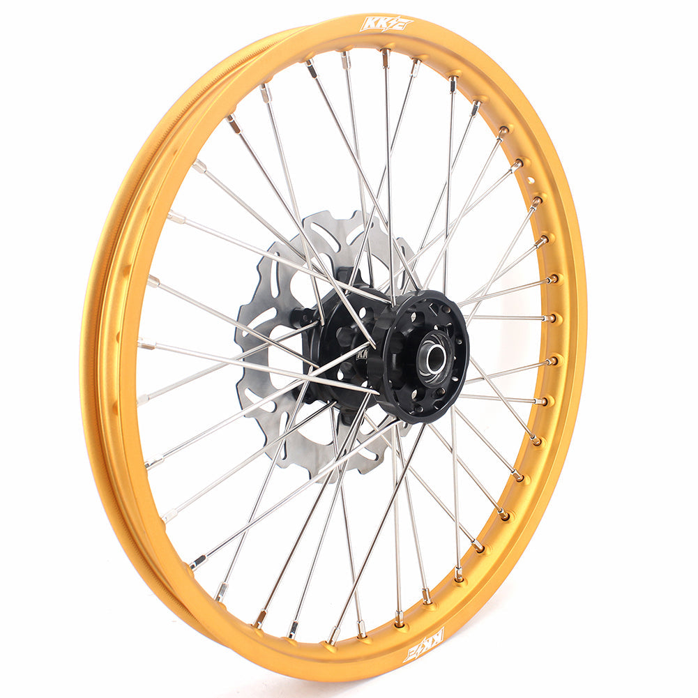 KKE 21 & 18 Enduro Gold Rims For SUZUKI RM125 2001-2007 RM250 2001-2008
