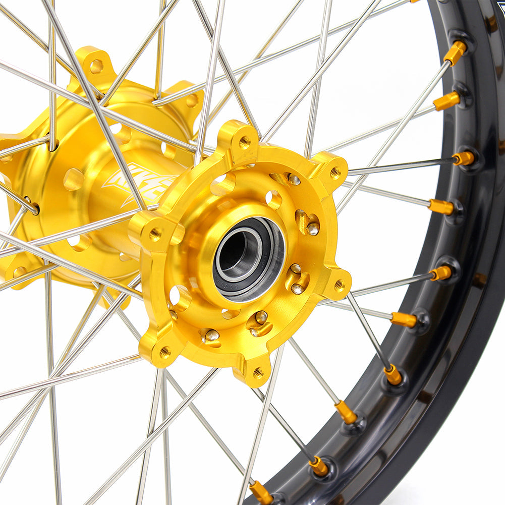 KKE 21/18 Endueo Dirt Spoked Wheels For SUZUKI DRZ400 DRZ400E DRZ400S
