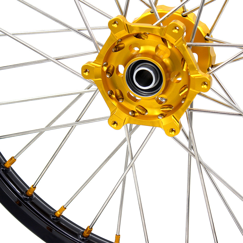 KKE 21/18 Endueo Dirt Spoked Wheels For SUZUKI DRZ400 DRZ400E DRZ400S