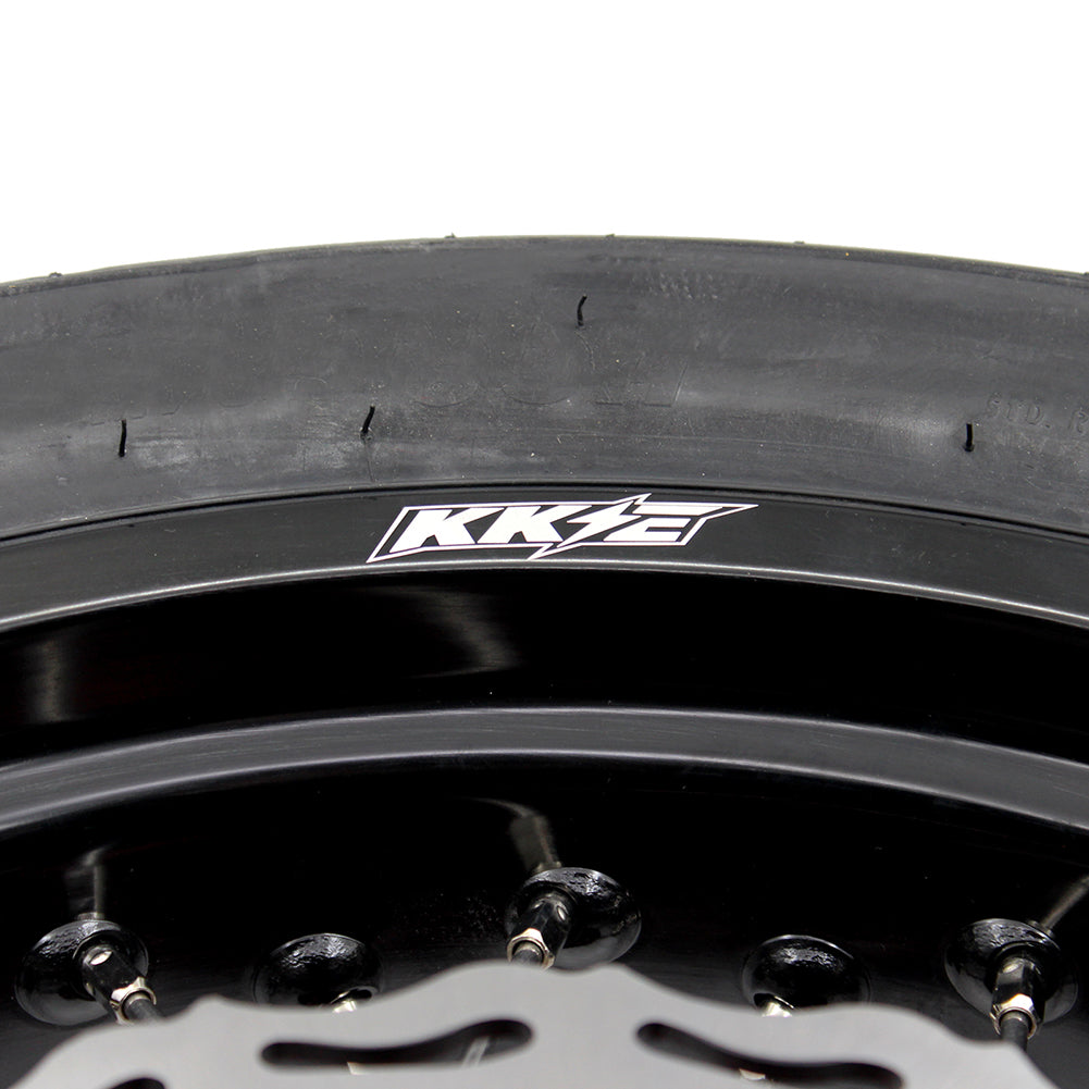 KKE 17 Inch Supermoto Wheels Tires for SUZUKI RMZ250 2007-2024 RMZ450 2005-2024