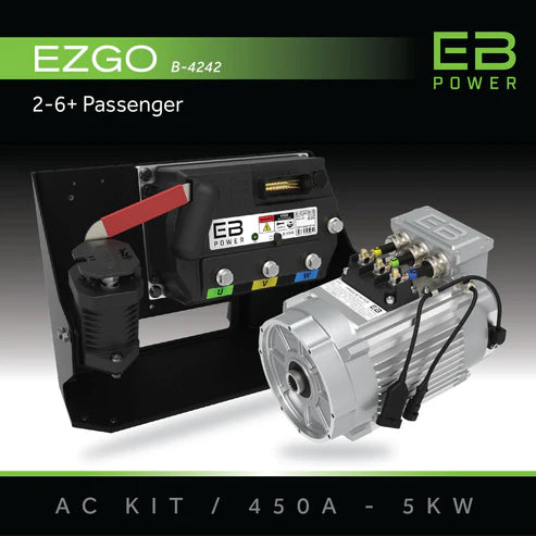 Eco Battery AC Conversion Kit for EZGO TXT (36V & 48V) – 350A, 450A, 600A Options