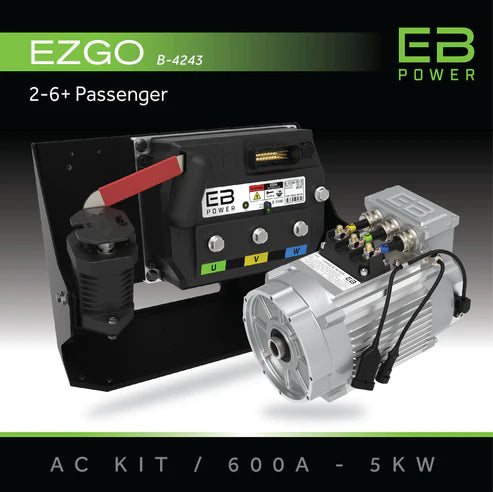 Eco Battery AC Conversion Kit for EZGO TXT (36V & 48V) – 350A, 450A, 600A Options