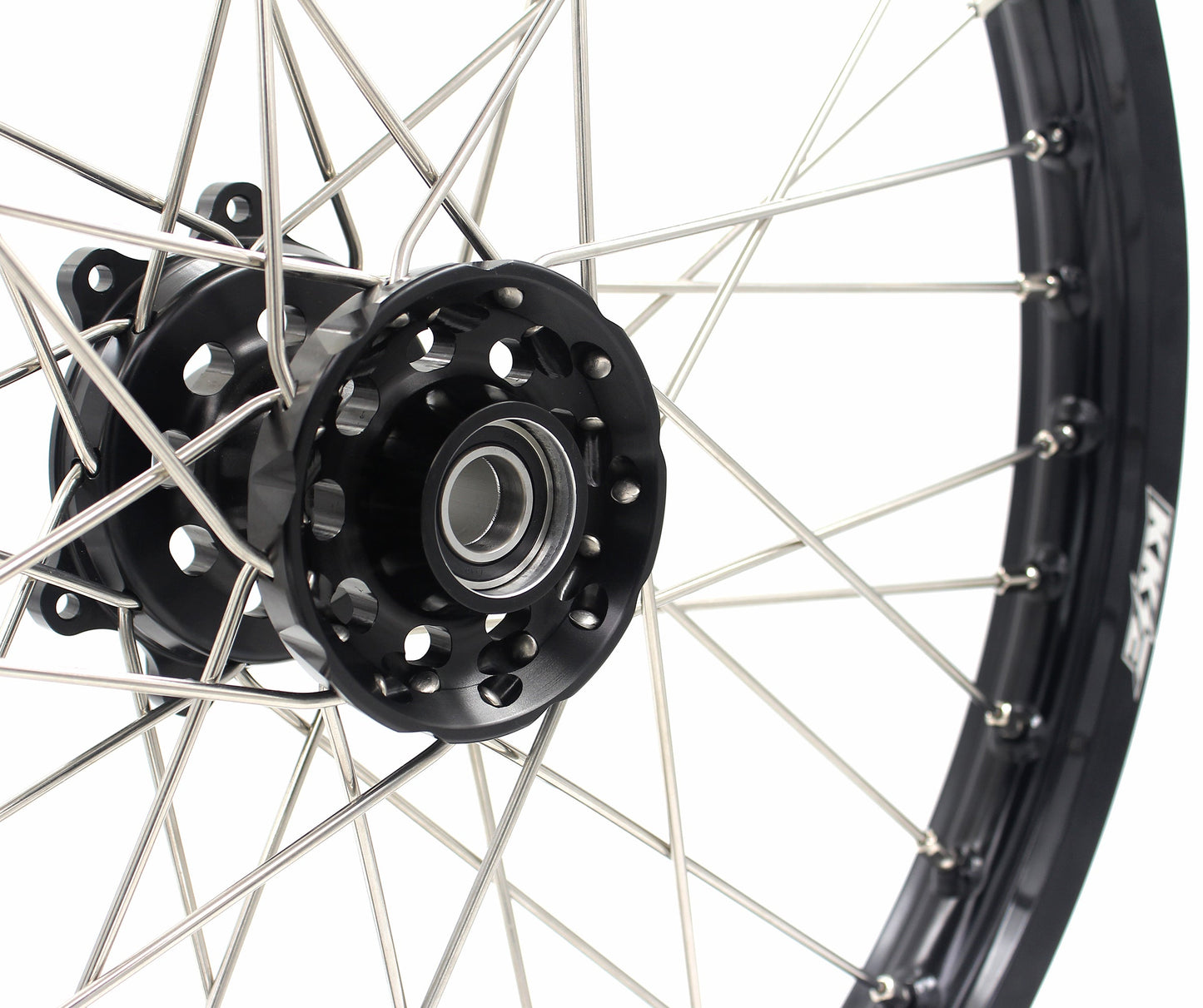KKE 21" 19" Alloy Wheels Rims For HONDA CR125R CR250R CRF250R CRF450R Black