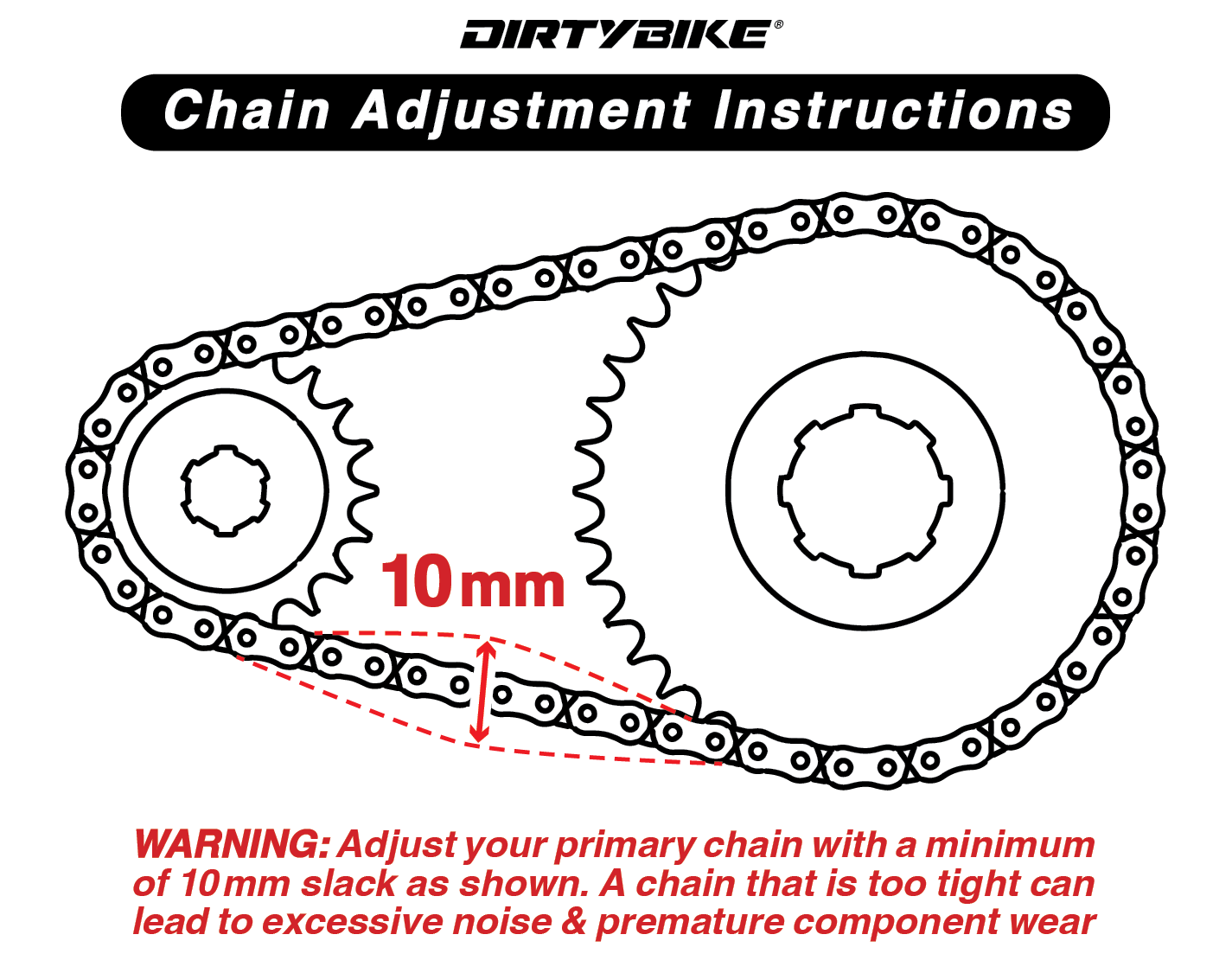 219 Primary Belt to Chain Conversion Kit | Talaria X3 | XXX