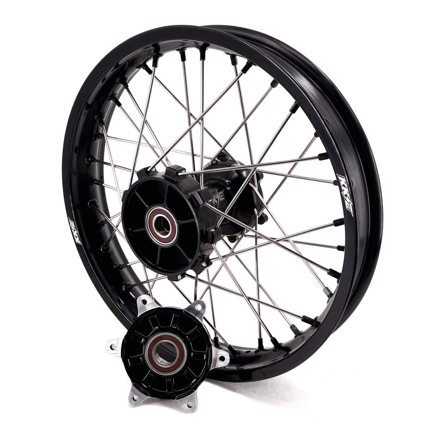KKE 1.85-21" & 2.5-18" Motorcycle Tubed Spoke Wheels Rims Fit KTM790 Adventure R 2019-2022