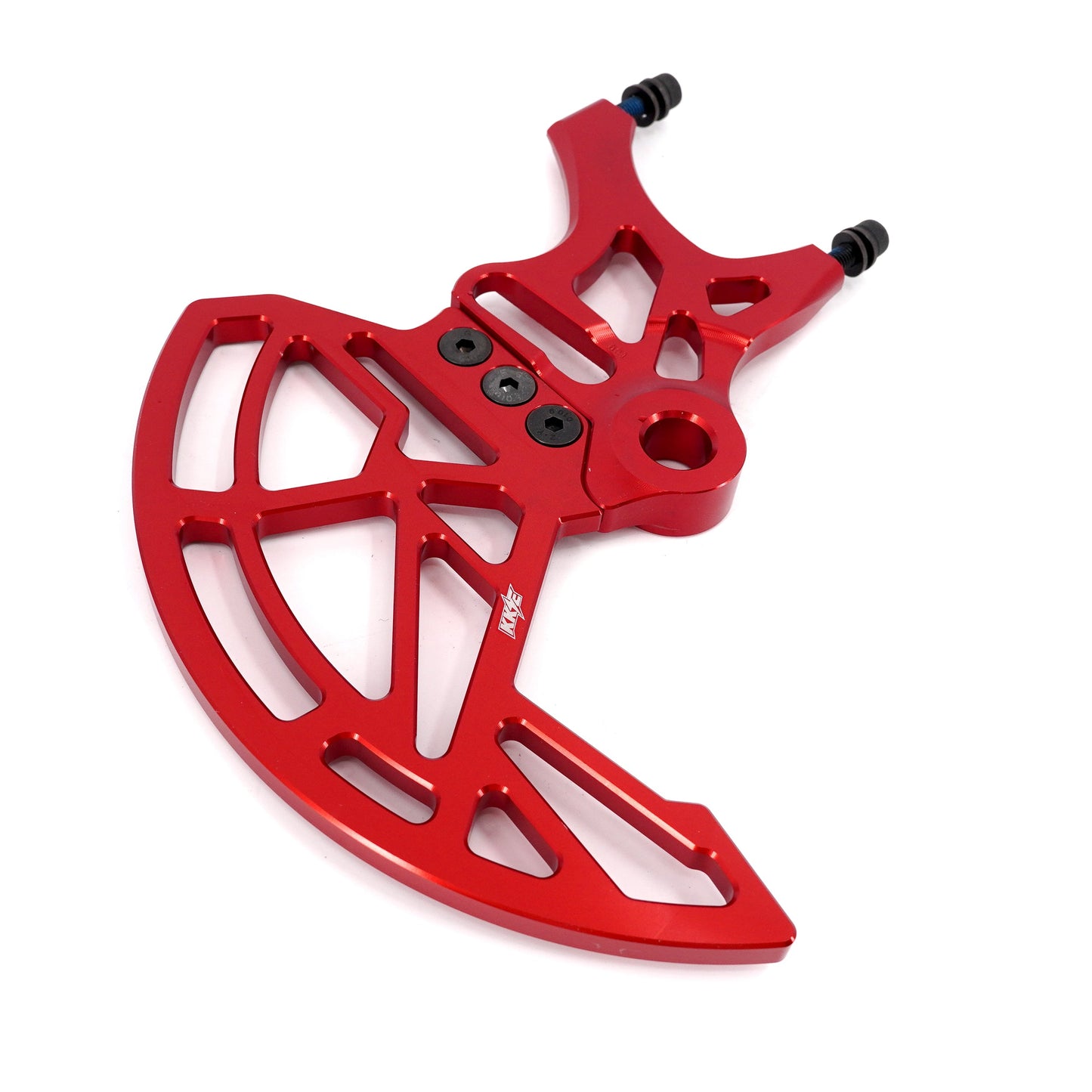KKE Aluminum Rear Brake Disc Guard Fit Rawrr Mantis, Mantis X Red and Black (Collective)