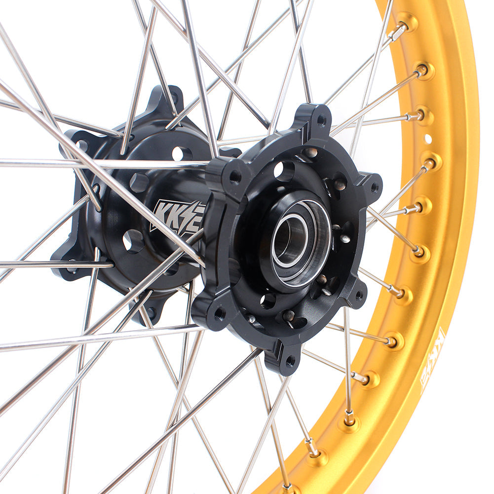 KKE 21 & 18 Enduro Gold Rims For SUZUKI RM125 2001-2007 RM250 2001-2008
