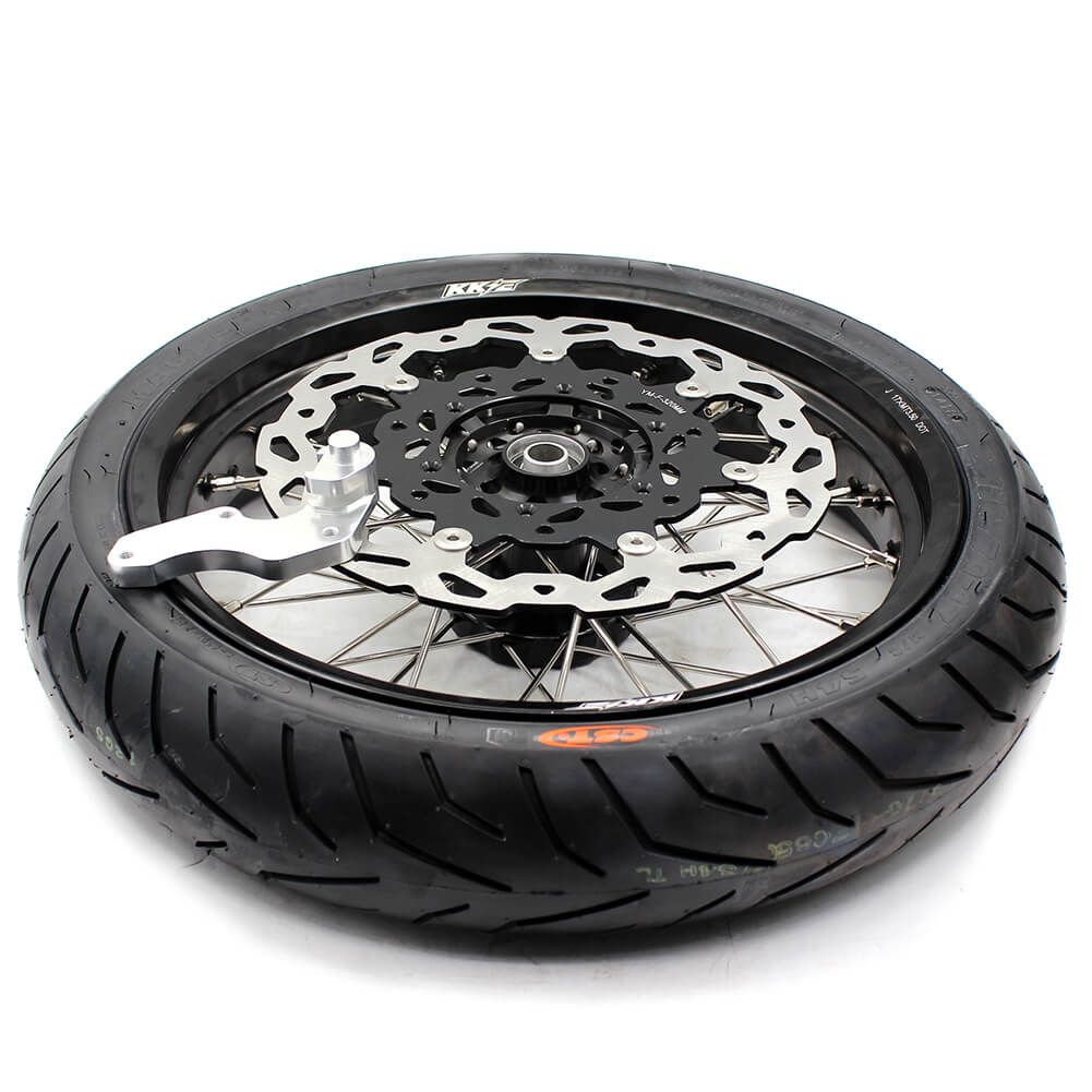 KKE 17inch Supermoto Wheels For SUZUKI DRZ400 DRZ400E DRZ400S CST Tires