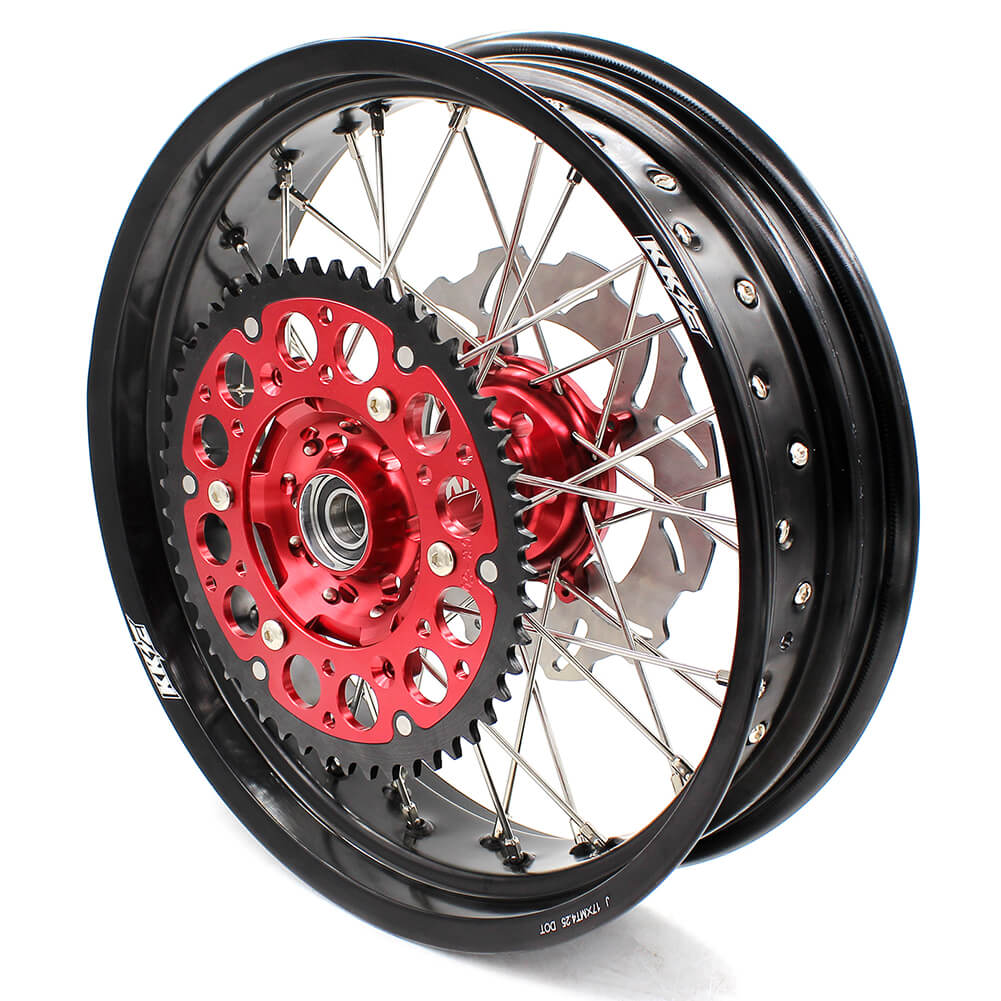 KKE 17" Supermoto Wheels for HONDA CRF250X 2004 CRF450X 2005-2018