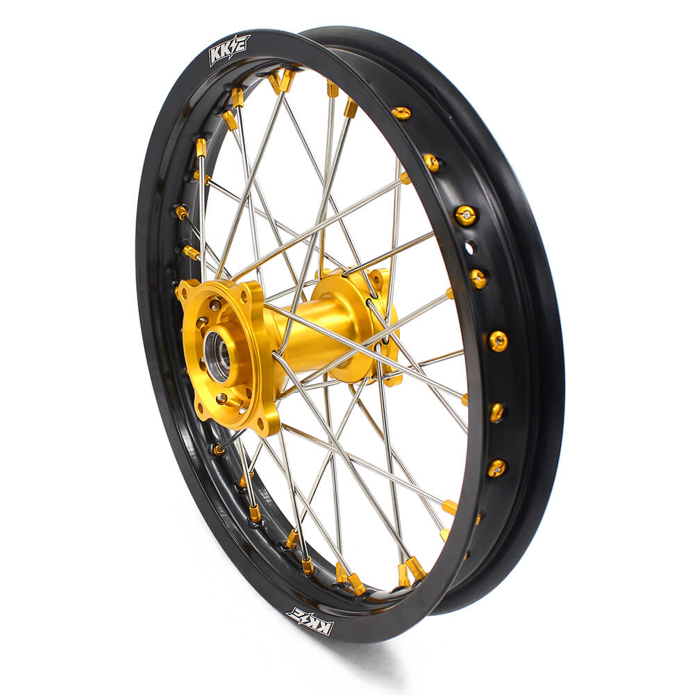 KKE 19 & 16 RM80 RM85 1993-2023 Kids Wheels for Suzuki Gold Nipple