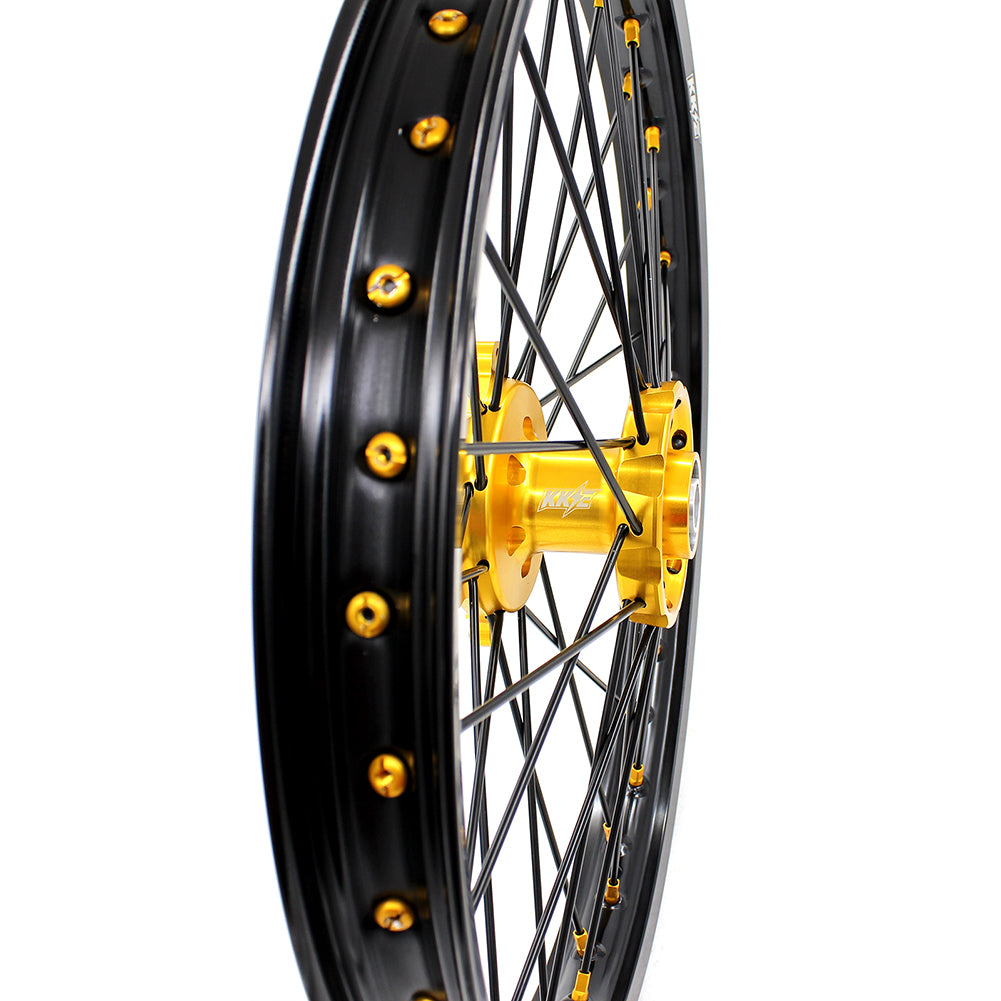 KKE 21 & 19 MX Wheels For SUZUKI RM125 2001-2007 RM250 2008 Off Road Rim Set