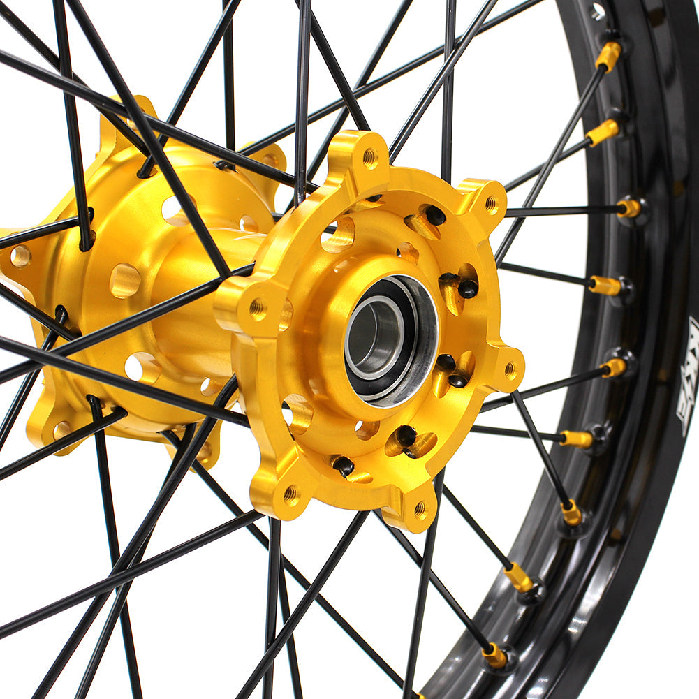 KKE 21 & 19 MX Wheels For SUZUKI RM125 2001-2007 RM250 2008 Off Road Rim Set