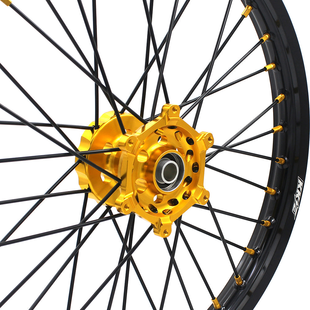 KKE 21 & 19 MX Wheels For SUZUKI RM125 2001-2007 RM250 2008 Off Road Rim Set