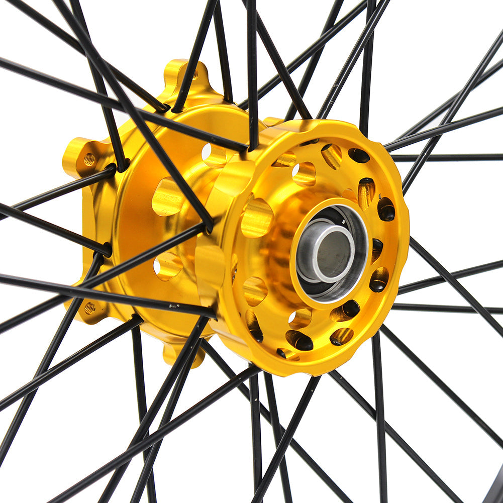 KKE 21 & 19 MX Wheels For SUZUKI RM125 2001-2007 RM250 2008 Off Road Rim Set