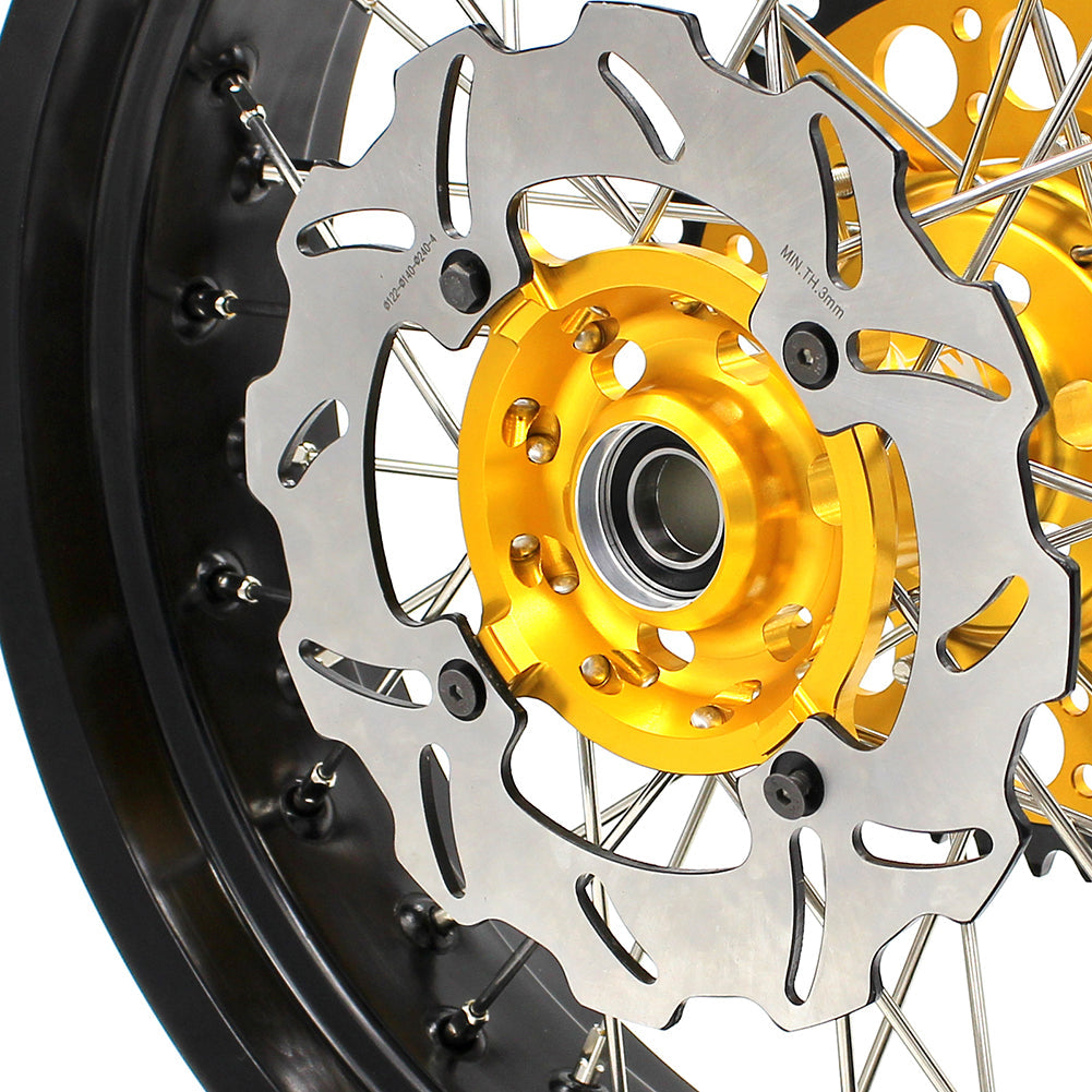 KKE 17Inch Supermoto Dirtbike Wheels For SUZUKI DRZ400SM 2005-2024