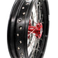 KKE 17 inch Supermoto Wheels Rims for HONDA XR650L 1993-2024 Red Hub Discs