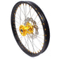 KKE 21 & 18 Enduro Rims for Suzuki RMZ250 2007-2022 RMZ450 2005 Gold Nipple
