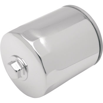 DRAG SPECIALTIES - Oil Filter with Nut - Chrome - Twin Cam/M8