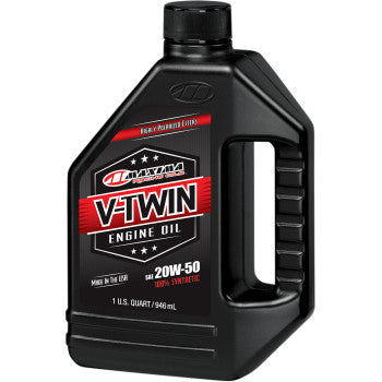 MAXIMA RACING OIL - V-Twin Synthetic Oil - 20W-50 - 1 U.S. quart