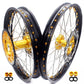 KKE 21 & 18 Enduro Rims for Suzuki RMZ250 2007-2022 RMZ450 2005 Gold Nipple