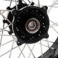 KKE 2.5*19 & 4.25*17 Cush Drive Supermoto Wheels for SUZUKI Dr650se 1996-2021 Black