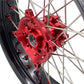 KKE 17 Inch OEM Size Supermoto Wheels for Honda XR650L 1993-2024 Red Nipple