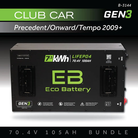 70V 105AH Battery Bundle / Club Car Precedent/Onward/Tempo / 2009+