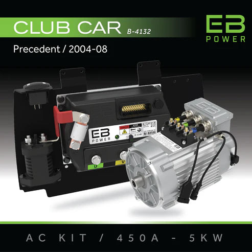 Eco Battery AC Conversion Kit for Club Car Precedent (2004–09+) – 350A, 450A, 600A Options