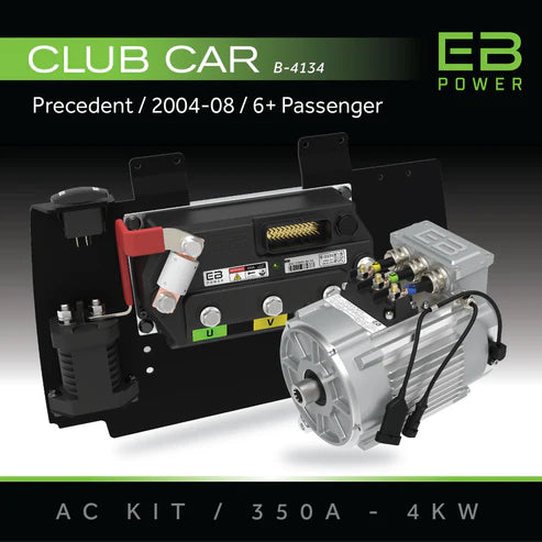 Eco Battery AC Conversion Kit for Club Car Precedent (2004–09+) – 350A, 450A, 600A Options