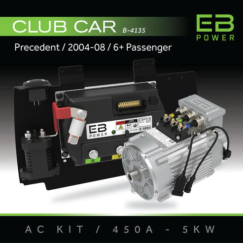 Eco Battery AC Conversion Kit for Club Car Precedent (2004–09+) – 350A, 450A, 600A Options