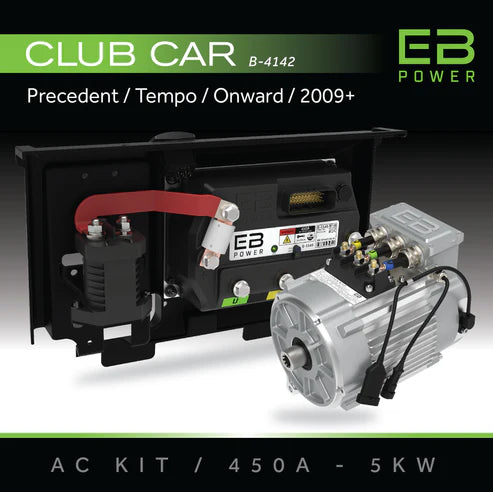 Eco Battery AC Conversion Kit for Club Car Precedent (2004–09+) – 350A, 450A, 600A Options