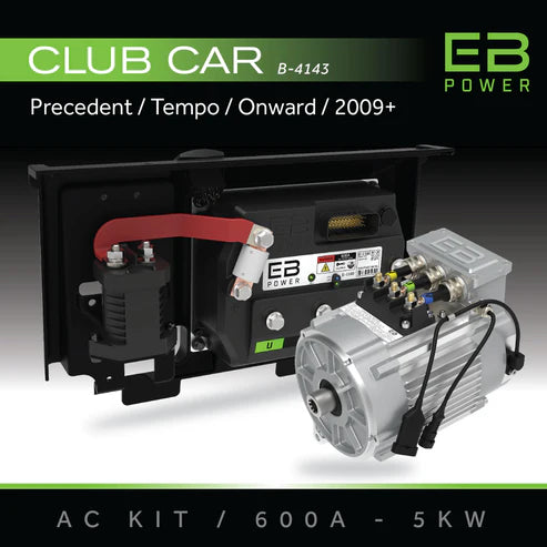 Eco Battery AC Conversion Kit for Club Car Precedent (2004–09+) – 350A, 450A, 600A Options