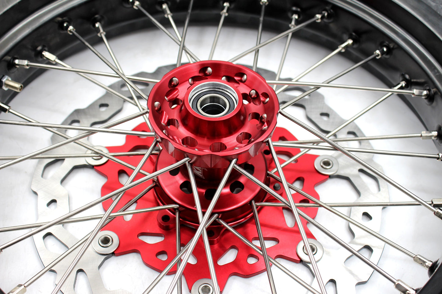 KKE 17" Supermoto Wheels Tires For HONDA CRF250R 04-13 CRF450R 02-12