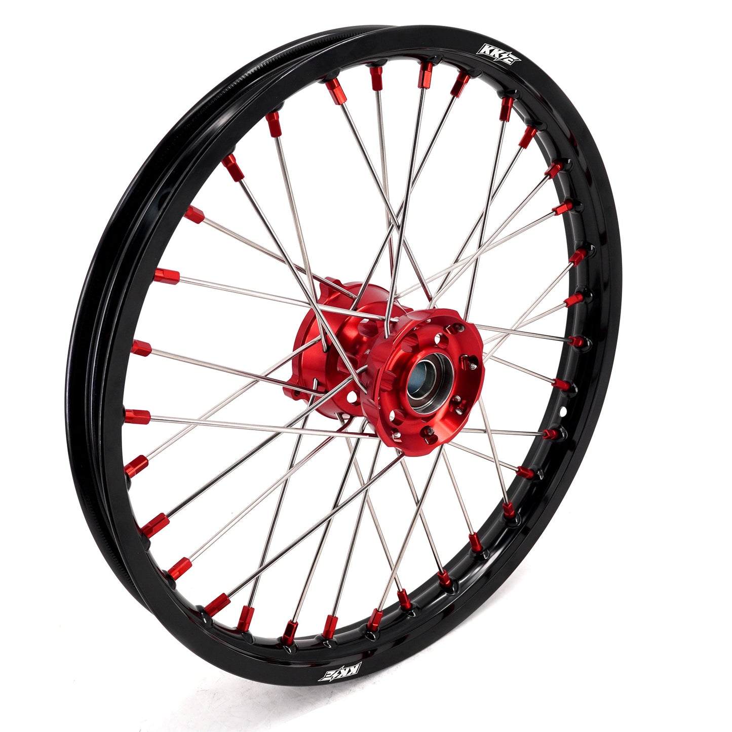 KKE 17"*1.4/14"*1.6 Small Kid's Wheels For KTM SX 85 GAS GAS MC85 2021-2024 Red Nipples