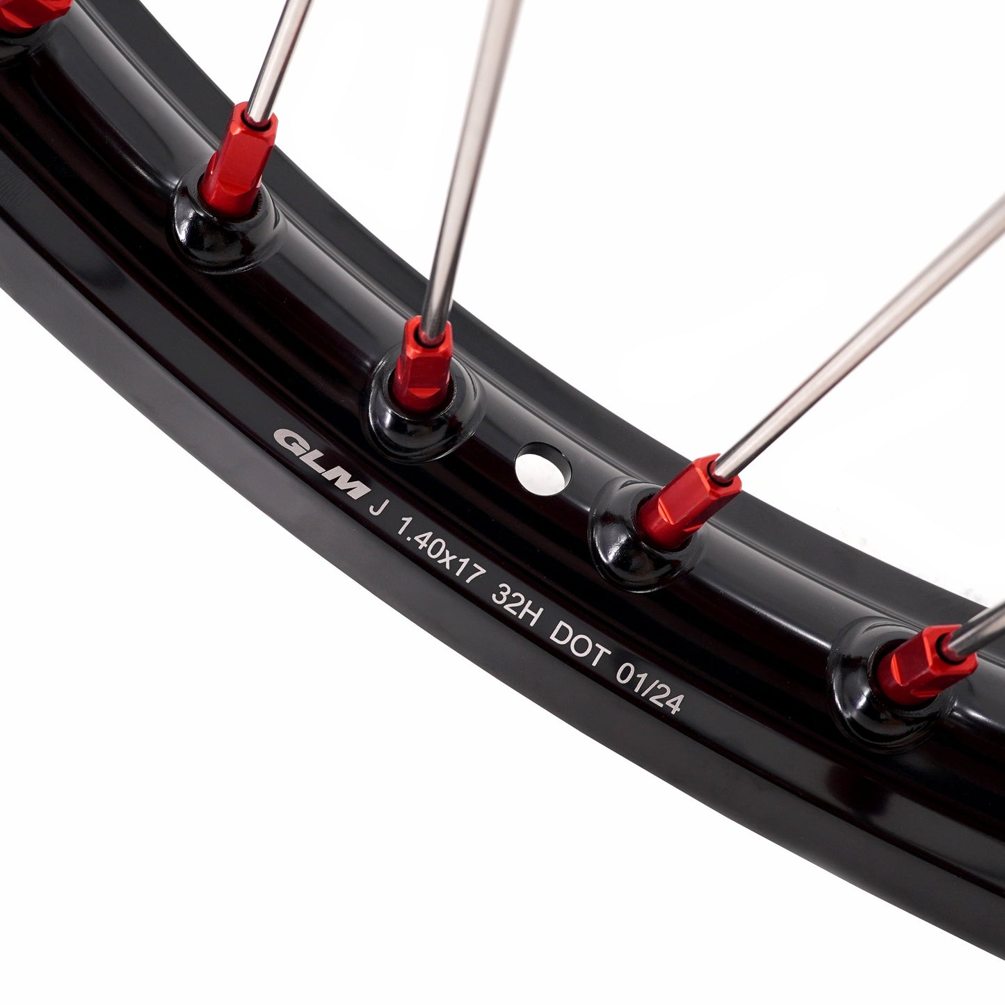 KKE 17"*1.4/14"*1.6 Small Kid's Wheels For KTM SX 85 GAS GAS MC85 2021-2024 Red Nipples