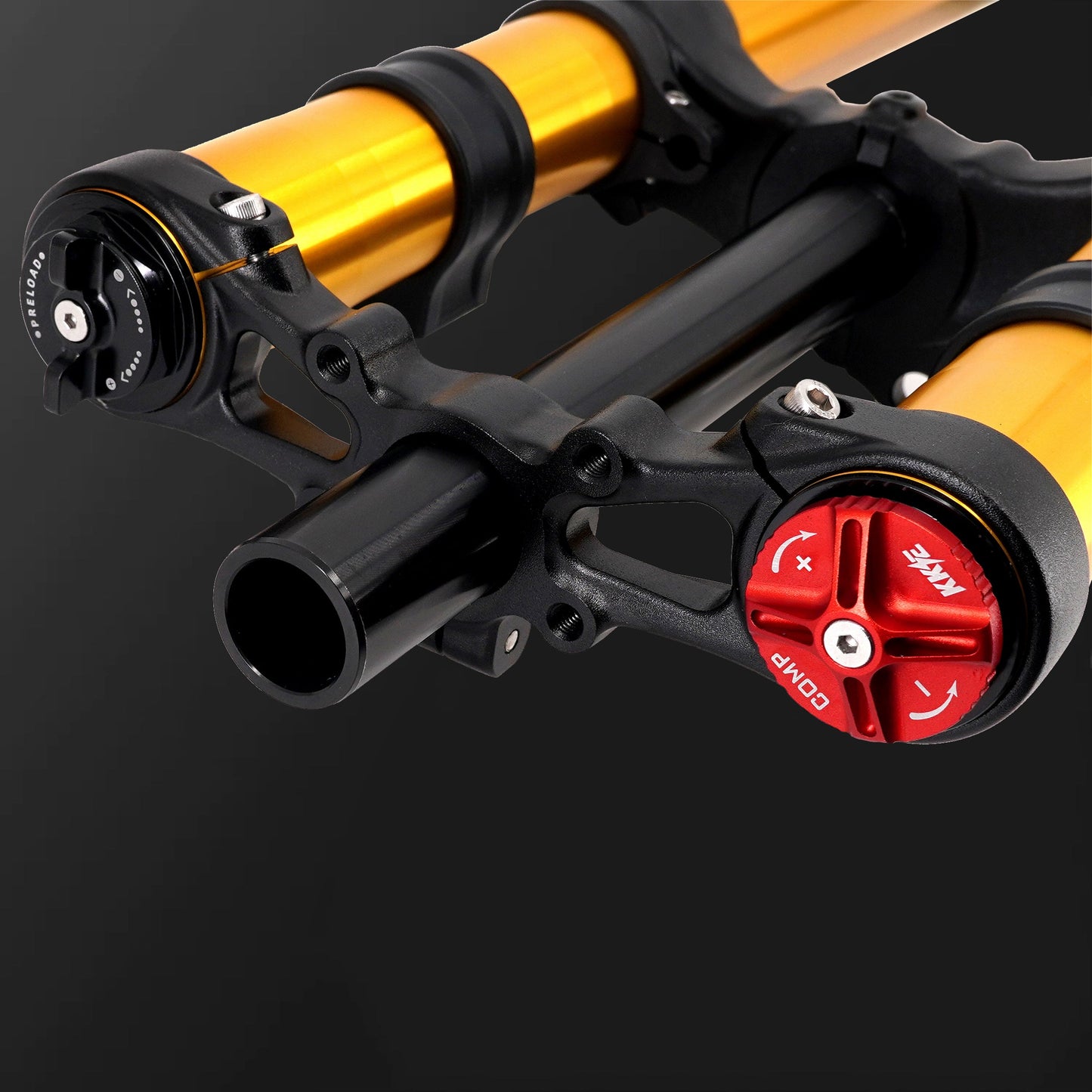 KKE 35MM Upgraded 5.5 Version Front Suspension Fork Fit Surron Light Bee, E-Ride Pro-SS, Talaria Sting MX3/MX4/R (Collective)