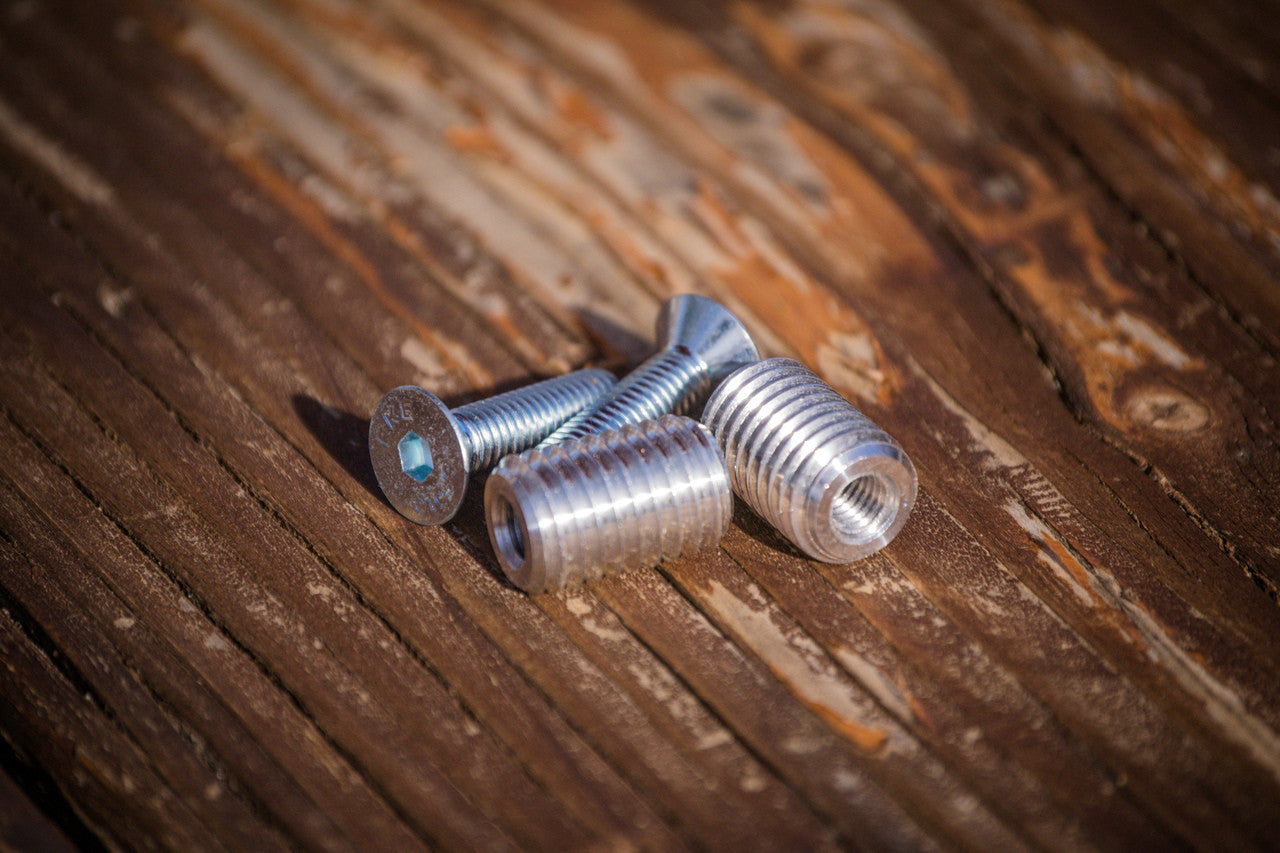 BULLET PROOF DESIGNS Threaded Bar Inserts without Tap
