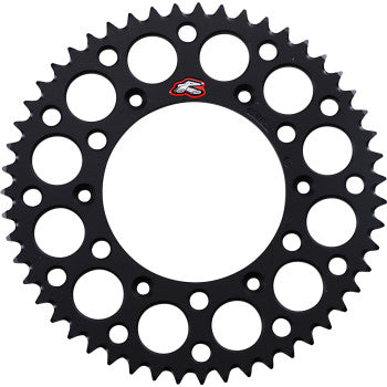 Renthal Rear Sprocket - Aluminum - 51 Tooth - Black - Gas Gas/Husqvarna/Husaberg/KTM