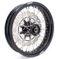 KKE 17 Inch Supermoto Rims for Honda CRF250R 04-13 CRF450R 02-12 Black