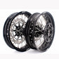 KKE 17 Inch Supermoto Rims for Honda CRF250R 04-13 CRF450R 02-12 Black