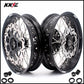 KKE 17 Inch Supermoto Rims for Honda CRF250R 04-13 CRF450R 02-12 Black