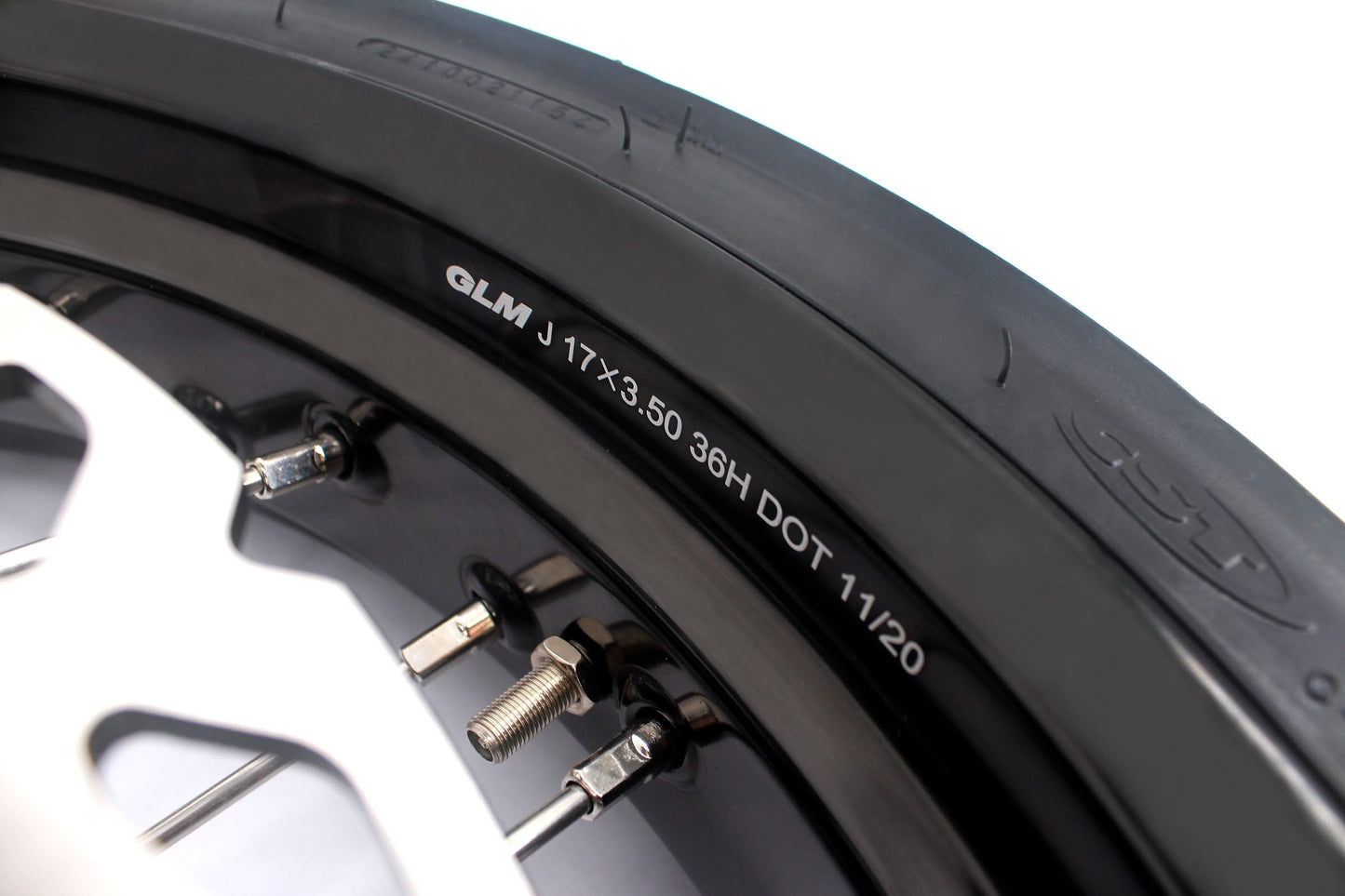 KKE CUSH DRIVE 3.5-4.25*17" Supermoto Wheels Kit For SUZUKI DRZ400 DRZ400E DRZ400S CST Tires