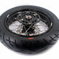 KKE CUSH DRIVE 3.5-4.25*17" Supermoto Wheels Kit For SUZUKI DRZ400 DRZ400E DRZ400S CST Tires